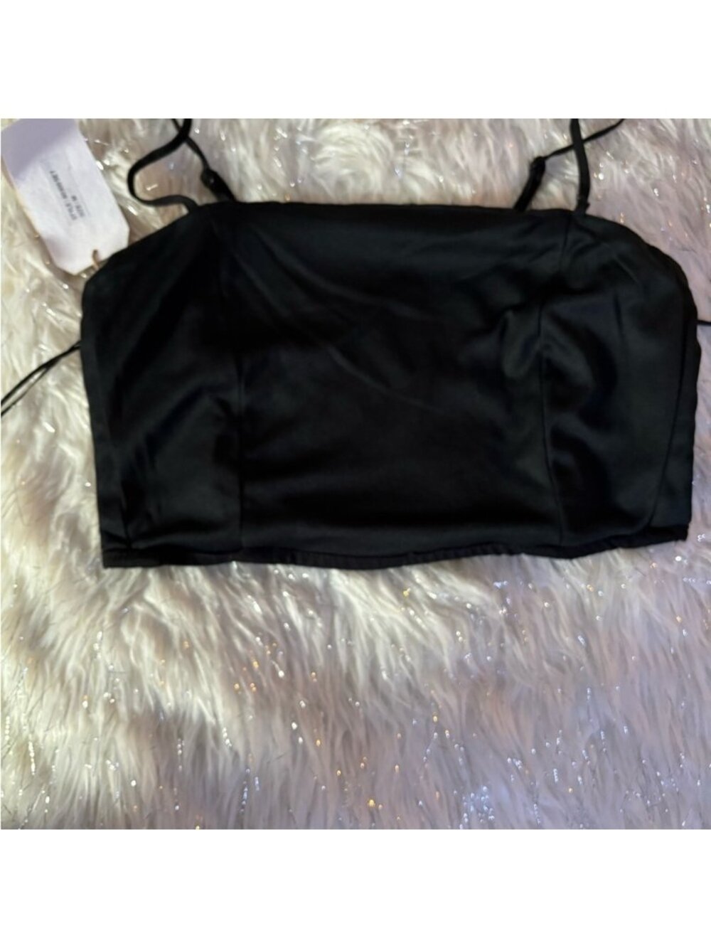 Black Women's CropTop Size M - Picture 8 of 8